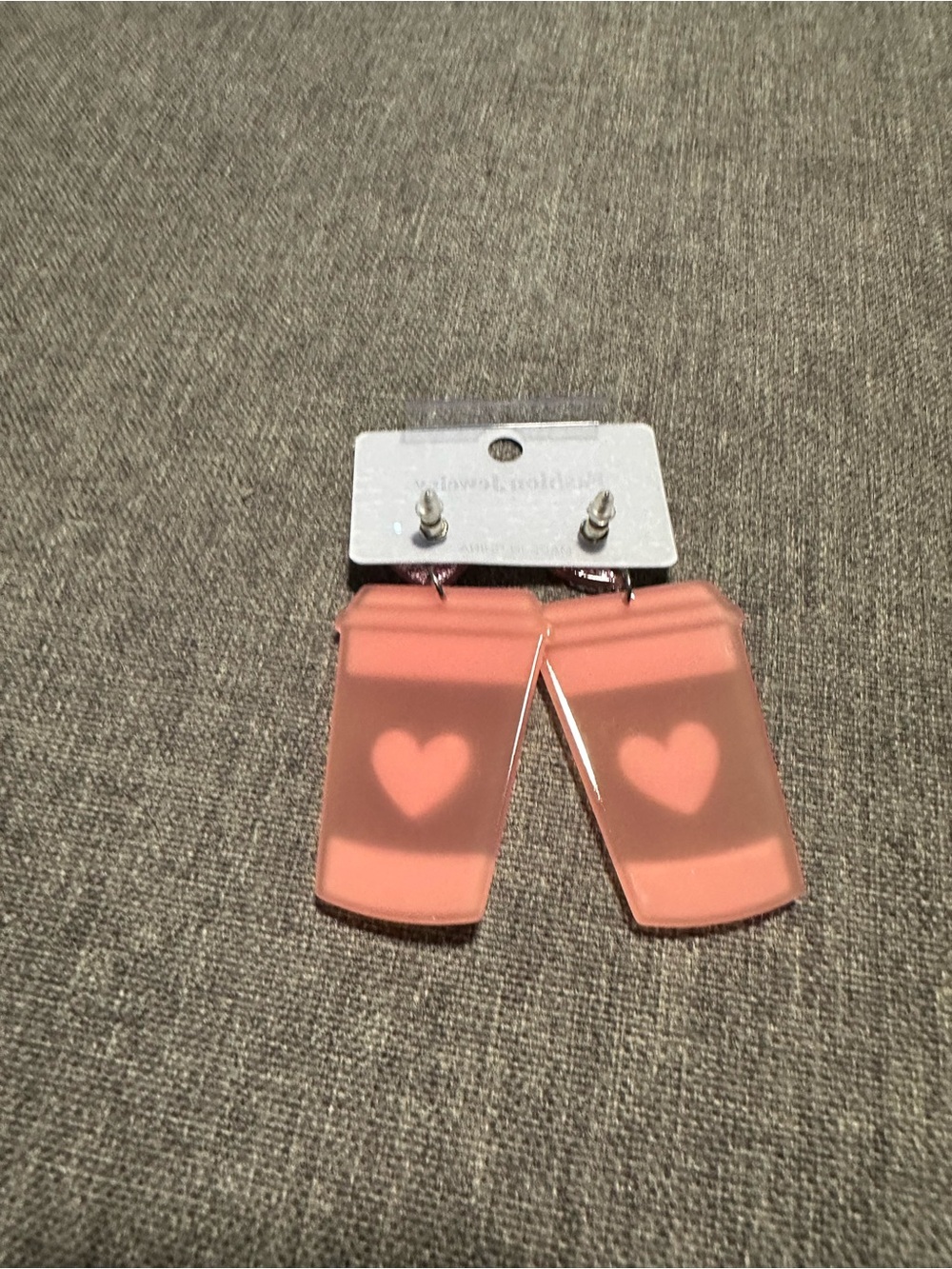 Adorable Coffee Cup Earrings NWT - Picture 2 of 4